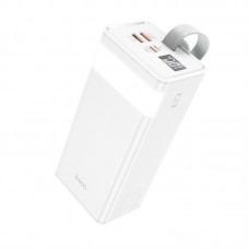 Nešiojamas įkroviklis - akumuliatorius 50000mAh 2xUSB + USB C 22.5W su indikatoriumi greito krovimo (QC3.0) baltas (white) Hoco J86A